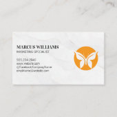 Carte De Visite Icône Papillon (Devant)