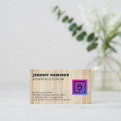 Carte De Visite Icône prise électrique (Debout devant)