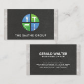 Carte De Visite Icône Rénovations de la maison | Logo de construct (Devant / Derrière)