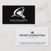 Carte De Visite icône requin (Devant / Derrière)