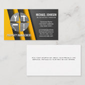 Carte De Visite Icône Services de réparation de construction | Men (Devant / Derrière)