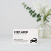 Carte De Visite Icône Smart Car (Debout devant)