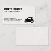 Carte De Visite Icône Smart Car (Devant / Derrière)