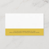 Carte De Visite Icône sur le toit et le paysage urbain (Dos)