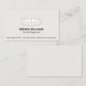 Carte De Visite Icône Teeth | Dentaire (Devant / Derrière)