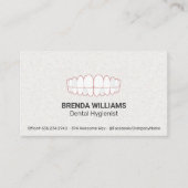 Carte De Visite Icône Teeth | Dentaire (Devant)