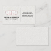 Carte De Visite Icône Teeth | dentisterie (Devant / Derrière)