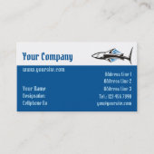 Carte De Visite Icône tribale de requin 1 (Devant)