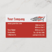 Carte De Visite Icône tribale de requin 2 (Devant)