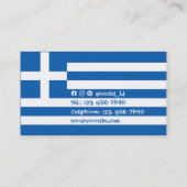 Carte De Visite Icône Tsolias (Dos)