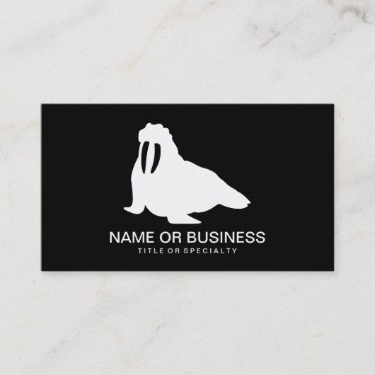 Carte De Visite icône walrus (Devant)