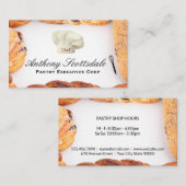 Carte De Visite Icône Whisk Chef | Pâtisseries (Devant / Derrière)