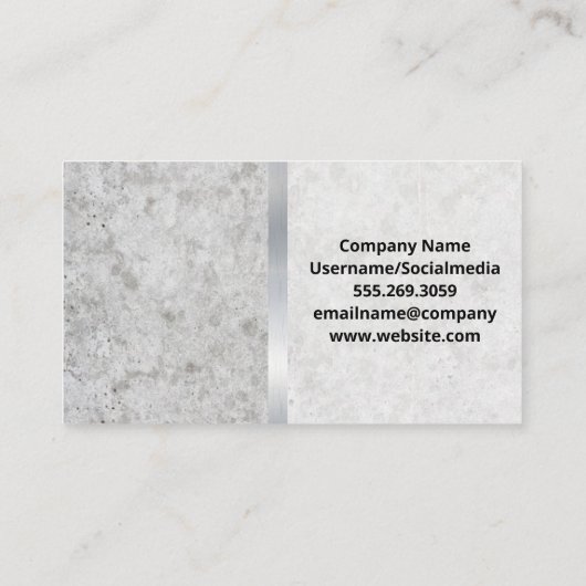 Carte De Visite Icône Wrench | Hardhat (Dos)