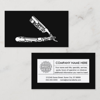 Carte De Visite icônes barber razor