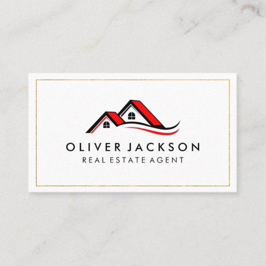 Carte De Visite Icônes d'accueil (Devant)