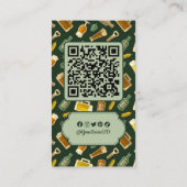 Carte de visite Icônes de bière (Dos)