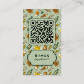Carte de visite Icônes de bière (Dos)