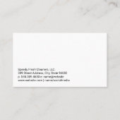 Carte De Visite Icônes de conservation de la maison | Fenêtre de n (Dos)