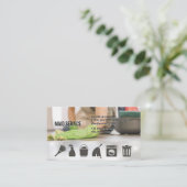 Carte De Visite Icônes de conservation de la maison | Nettoyage de (Debout devant)