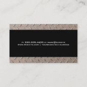 Carte De Visite Icônes de construction | Acier (Dos)