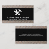 Carte De Visite Icônes de construction | Acier (Devant / Derrière)