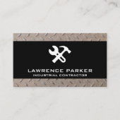 Carte De Visite Icônes de construction | Acier (Devant)