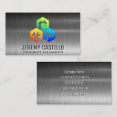 Carte De Visite Icônes de construction de réparation à domicile |  (Devant / Derrière)