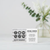 Carte De Visite Icônes de construction | Menuiserie en bois (Debout devant)