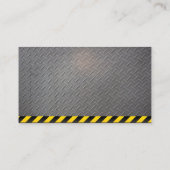 Carte De Visite Icônes de construction | Métal rouillé | Acier (Dos)