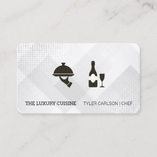 Carte De Visite Icônes de cuisine   Restaurant   Traiteur culinair