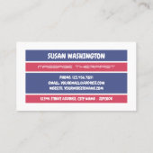 Carte De Visite Icônes de massage, massothérapeute (Dos)