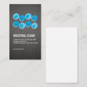 Carte De Visite Icônes de nettoyage industriel | Commercial (Devant / Derrière)