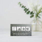 Carte De Visite Icônes de nettoyage | Tapis (Debout devant)