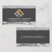 Carte De Visite Icônes de réparation de constructeur | Logo de tra (Devant / Derrière)