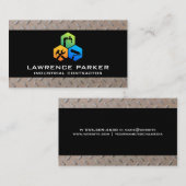 Carte De Visite Icônes de réparation de construction |Carte de vis (Devant / Derrière)