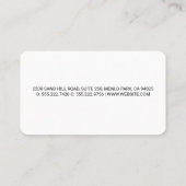 Carte De Visite Icônes de réparation de menuiserie | Outils de con (Dos)