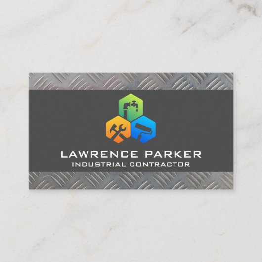 Carte De Visite Icônes de réparation du constructeur | Constructio (Devant)