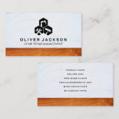 Carte De Visite Icônes de service | Menuiserie | Constructeurs (Devant / Derrière)