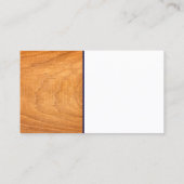 Carte De Visite Icônes des services de nettoyage | Bois (Dos)