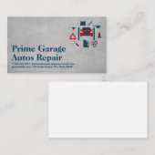 Carte De Visite Icônes des services de réparation automatique (Devant / Derrière)