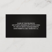 Carte De Visite Icônes des services de voiture | Auto (Dos)