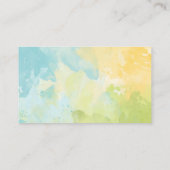 Carte De Visite Icônes du service de nettoyage | Arrière - plan aq (Dos)