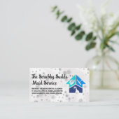 Carte De Visite Icônes du service de nettoyage | Bulles Soapy Sud (Debout devant)