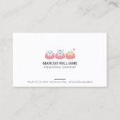 Carte De Visite Icônes mignonnes pour les gencives (Devant)