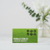 Carte De Visite Icônes payantes | Herbe (Debout devant)
