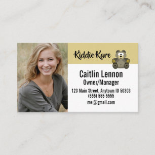 Carte De Visite ID de photo personnalisé pour les employés
