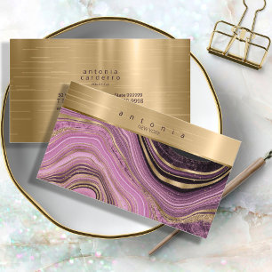 Carte De Visite ID majuscule d'agent Abstrait Monogramme827