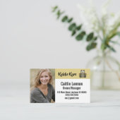 Carte De Visite ID photo employé personnalisé (Debout devant)