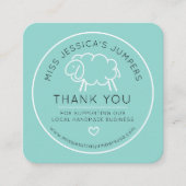 Carte de visite Idéal pour les articles tricotés m (Devant)