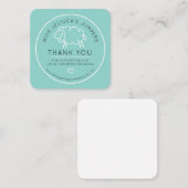 Carte de visite Idéal pour les articles tricotés m (Devant / Derrière)